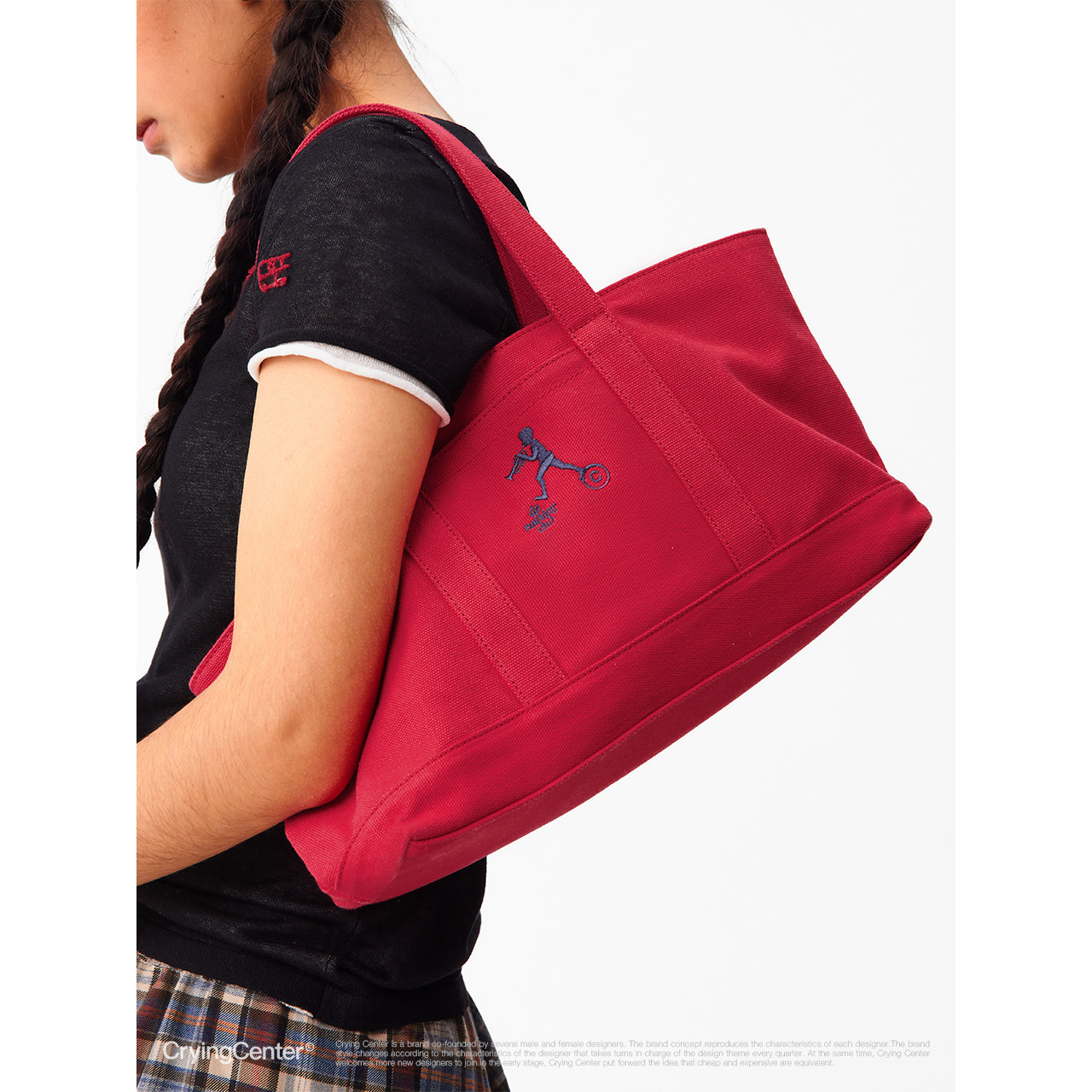 CryingCenter DoNothingClub 分层通勤迷你托特小包 哭喊中心,淘宝优惠券,粉丝福利购,淘宝优惠卷