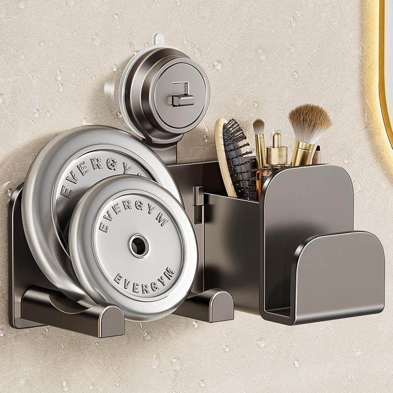 卫生间吸盘吹风机置物架免打孔浴室风机支架厕所电吹风吹风筒,淘宝优惠券,粉丝福利购,淘宝优惠卷