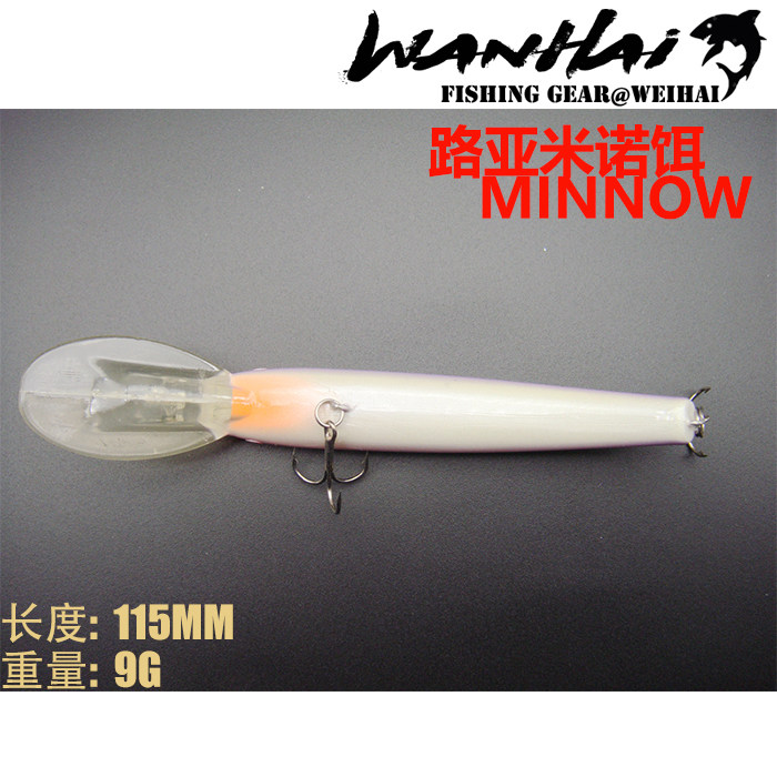 路亚lure米诺minnow硬拟饵仿生鱼饵塑料假饵渔具海钓马口翘嘴鳡鱼 - 图2