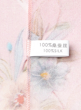 女士春秋印花真丝小方巾蚕丝丝巾
