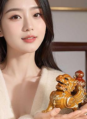 铜貔貅家居朱炳仁招财中式