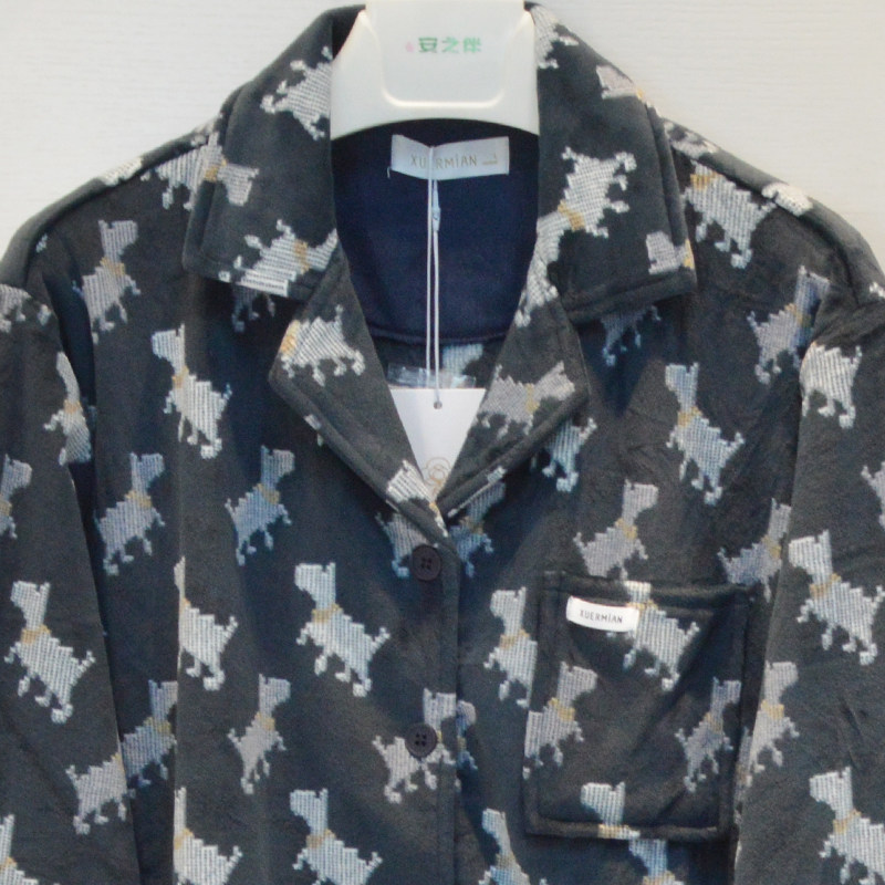 雪尔绵情侣睡衣2025秋冬男女士海岛绒卡通可爱薄绒保暖家居服套,淘宝优惠券,粉丝福利购,淘宝优惠卷