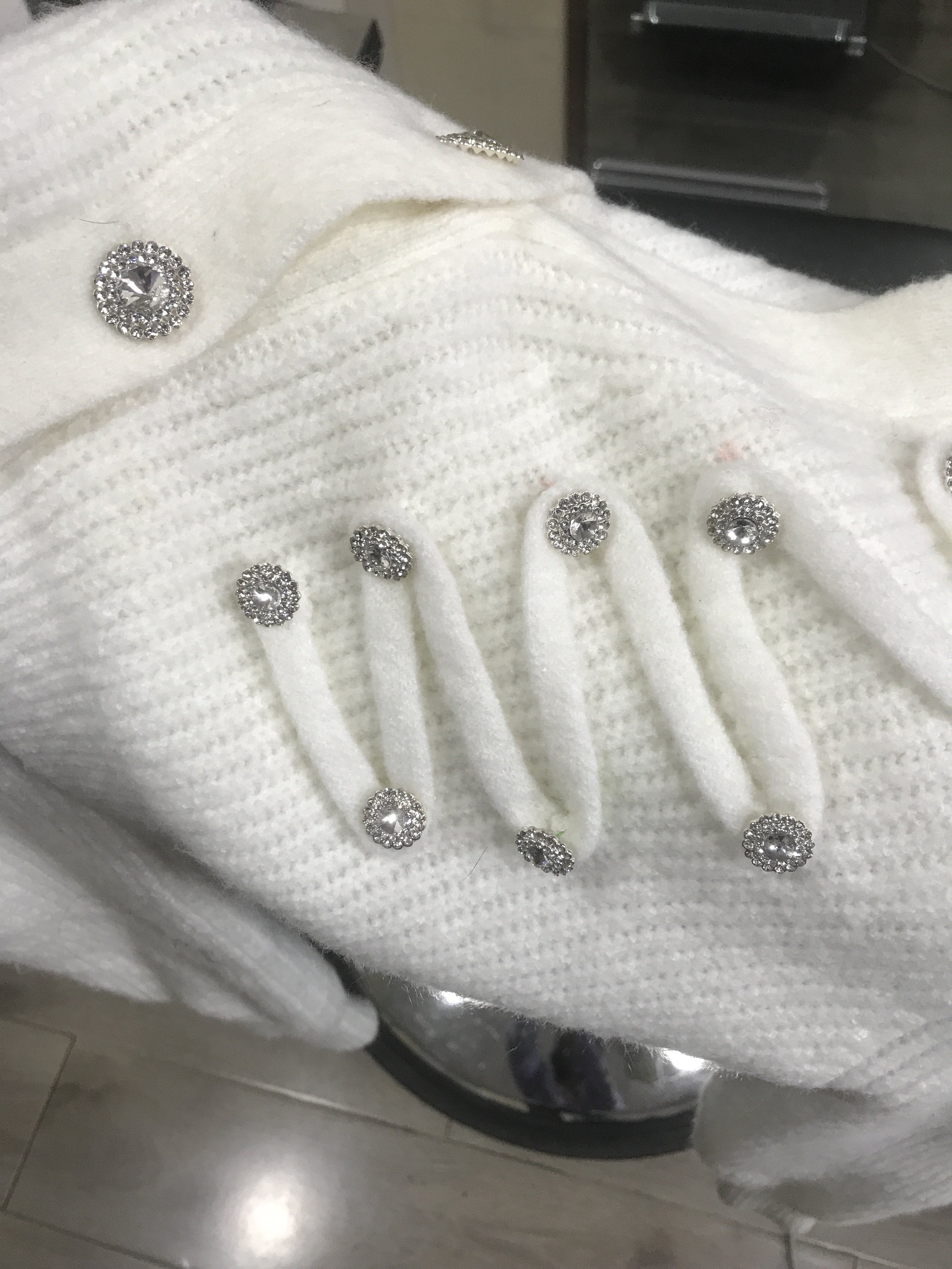 韩版新款银白色圆形合金钻扣时尚水钻纽扣子金属风衣外套装大纽扣,淘宝优惠券,粉丝福利购,淘宝优惠卷