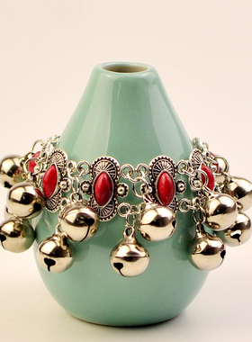 舞蹈表演道具铃铛手链