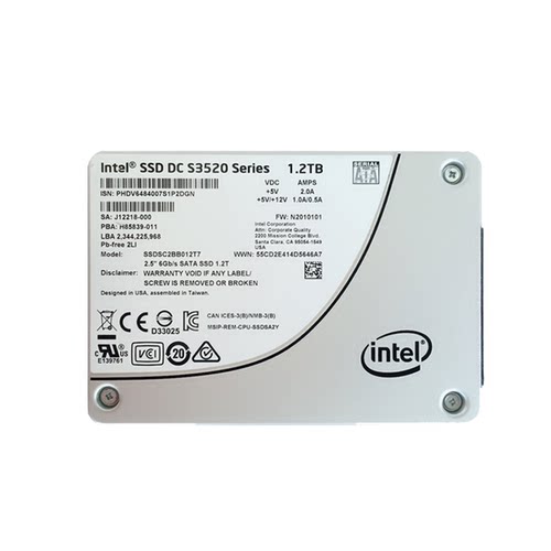 Intel英特尔S3520S3510S3500480G800G SATA企业级SSD固态硬盘包邮-图3