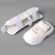 White karate shin guard and foot guard, leg guard, foot guard, karate guard, leg guard, adult karate leg guard