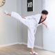 Leiskon free shipping pure cotton with national flag taekwondo uniform