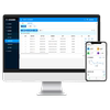 Scan QR code to enter and exit the warehouse management system software for PC and mobile phone