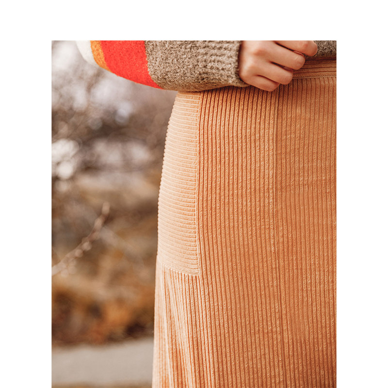  茵曼翰飞半身裙