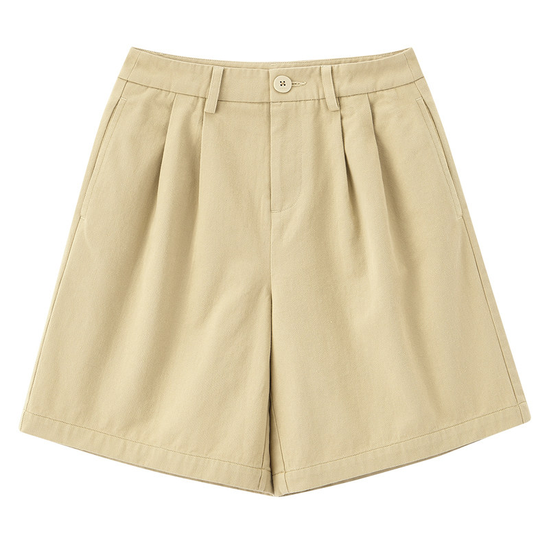 茵曼旗舰店女装2020年夏季新款短裤 茵曼翰飞休闲裤