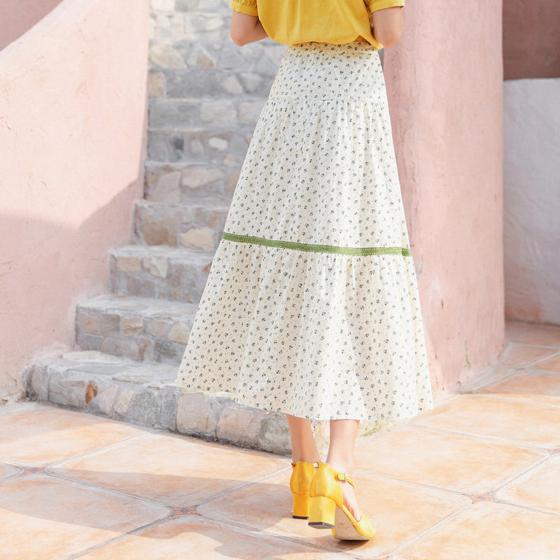  茵曼翰飞半身裙