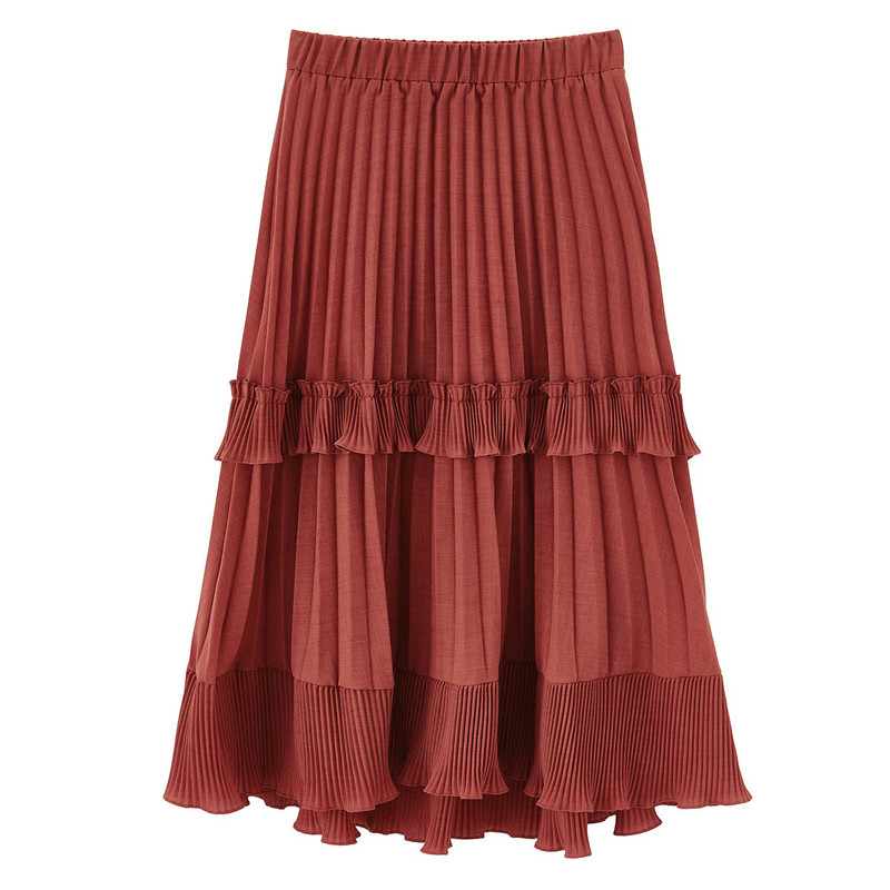 茵曼旗舰店女2020秋装新款半身裙 茵曼筱茵半身裙