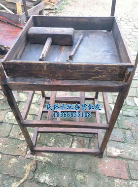 怀旧民俗老物件 民间小吃挑子豆腐挑子馄饨挑子装饰摆件摄影道具