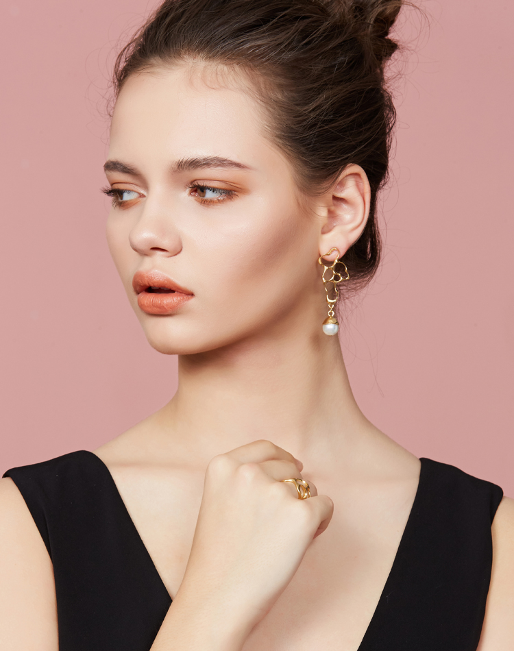 镀金戒指母其弥雅功夫瑜伽同款 独立设计师品牌 daartemis 14k 镀金戒指母其弥雅功夫瑜伽同款 独立设计师品牌 daartemis 14k