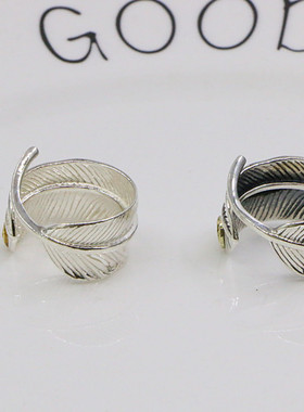 高桥吾郎开口飞鹰配饰羽毛戒指