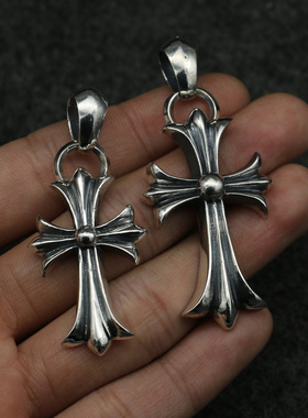 朋克风十字架复古做旧挂件项坠