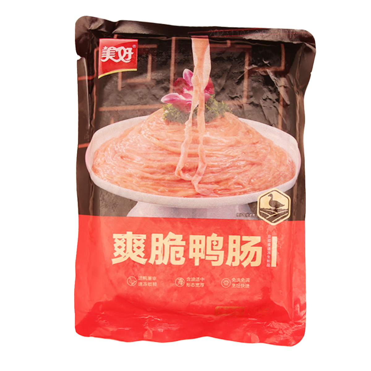 美好爽脆鸭肠500g新鲜生冷冻火锅冒菜串串香专用半成品食材-图3