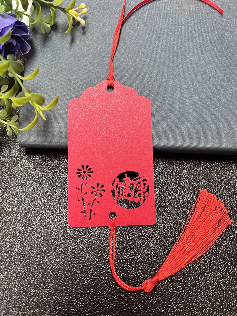 50张红色福字卡片节日祝福留言吊卡许愿树挂饰吊牌手写心愿许愿卡