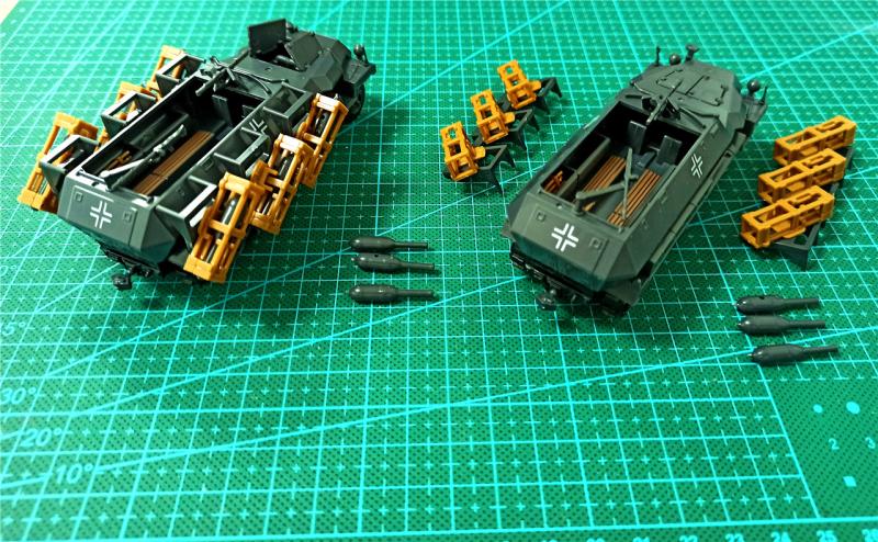 成品1:72军车模型德国SD.KFZ.8半履带牵引车防陆上斯图卡满50包邮-图3