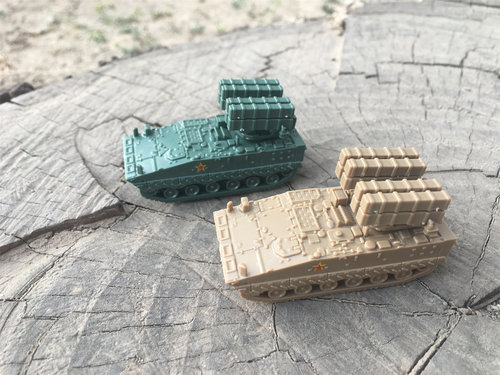 成品1:144塑料拇指大小中国AFT10红箭10反坦克导弹发射车满50包邮 - 图0