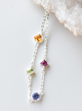 三合一草日系轻奢坦桑石手链