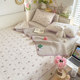Fully cotton bed cover inside and outside bed sheet anti-wrinkle
