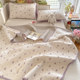 Fully cotton bed cover inside and outside bed sheet anti-wrinkle