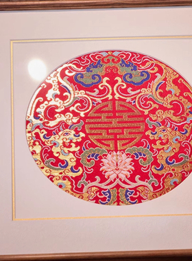 工艺品南京喜鹊登梅框画现货