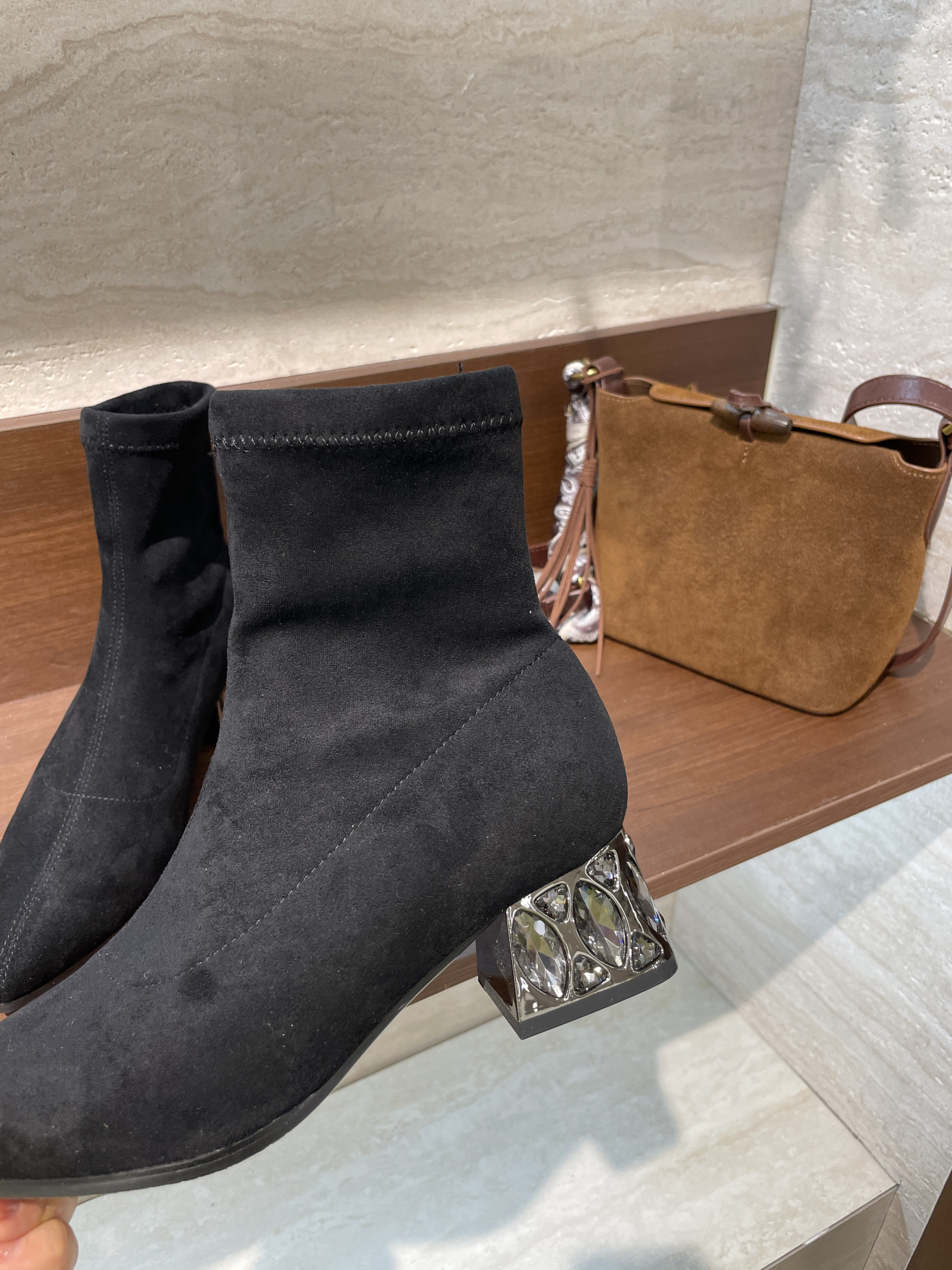 2025新款弹力靴增高时尚简约百搭女靴瘦瘦靴1918-91.B24-3.C2,淘宝优惠券,粉丝福利购,淘宝优惠卷