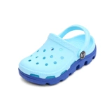 Детские модные тапочки в стиле Crocs, нескользящие мюли для мальчиков, мужские тапочки, пляжная пляжная обувь, удобная обувь, мягкая подошва, подходят для подростков, семейный стиль