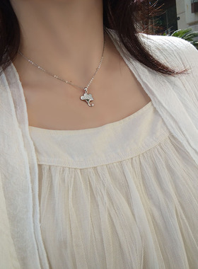 满钻闪亮银杏叶通体不变色密镶