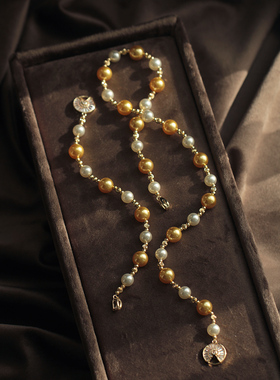 正圆强光施家珍珠可组合项链手链