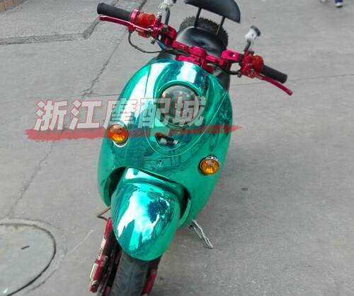 欧版小龟王电镀加长龟5新款大嘴猴外壳 电镀紫烤漆件电动车壳 - 图1