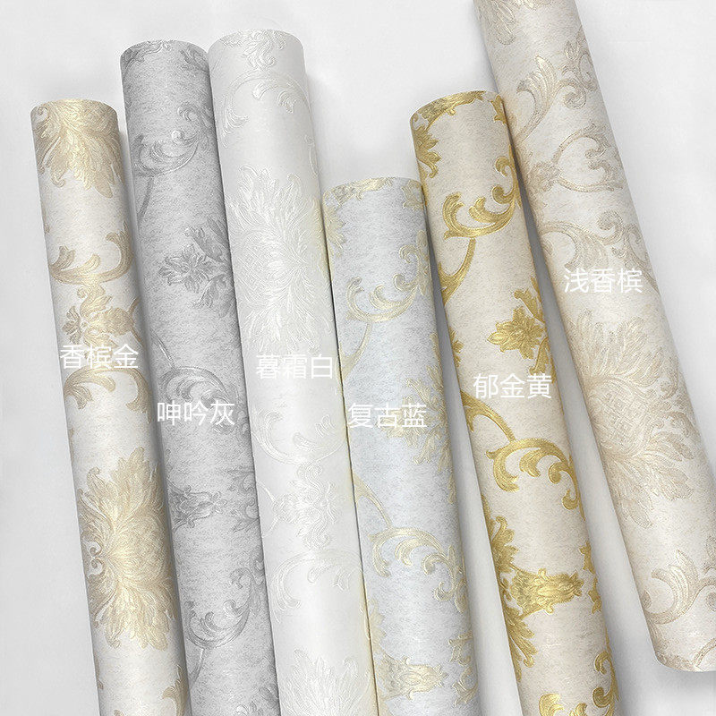 无纺精压浮雕3d环保加厚欧式大马式革墙纸客厅卧室简欧壁纸,淘宝优惠券,粉丝福利购,淘宝优惠卷