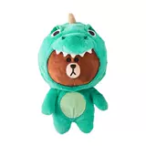Line friends, динозавр, плюшевый школьный рюкзак, кукла, Южная Корея