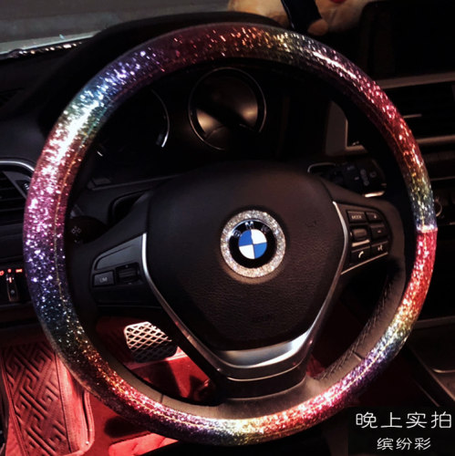 方向盘套四季女神款可爱彩色欧拉黑猫14代轩逸奔驰C260L通用d型 - 图2