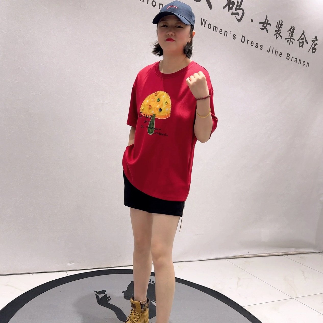 1622女权贵族年货春款新品半落肩减龄遮肉一手长T恤衫加大码女装,淘宝优惠券,粉丝福利购,淘宝优惠卷