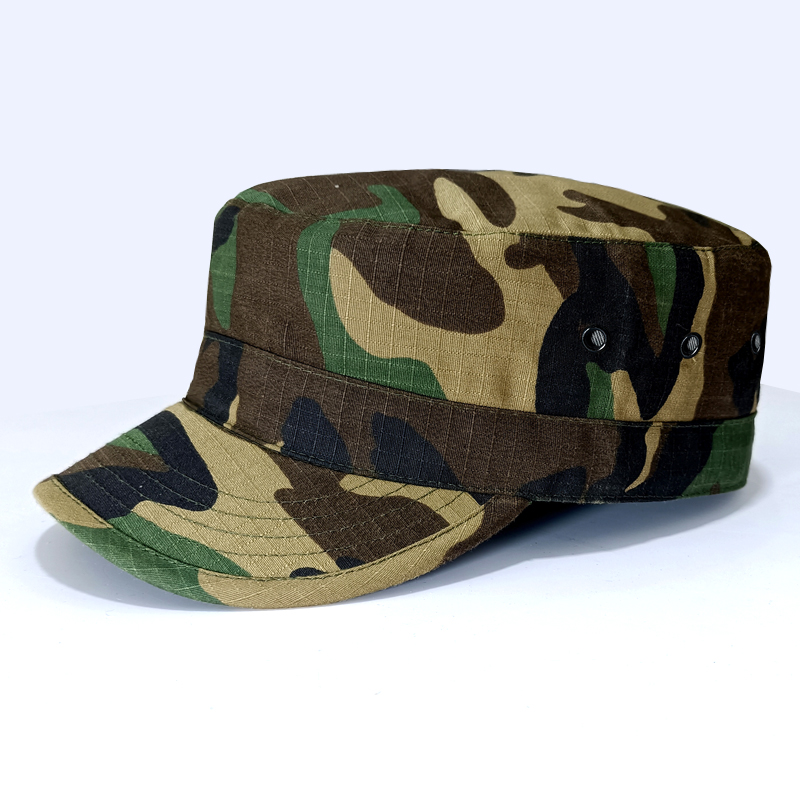 定制大小头围户外军迷作战迷彩小兵帽子平顶棒球鸭舌帽战术美式男 - 图2