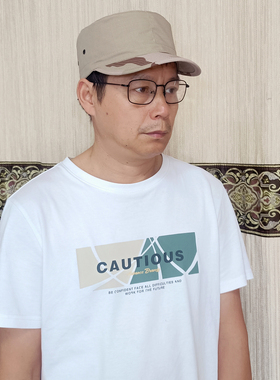 军迷定制三沙迷彩平顶战术鸭舌帽