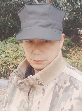 美式卡其色战术八角帽男款鸭舌帽