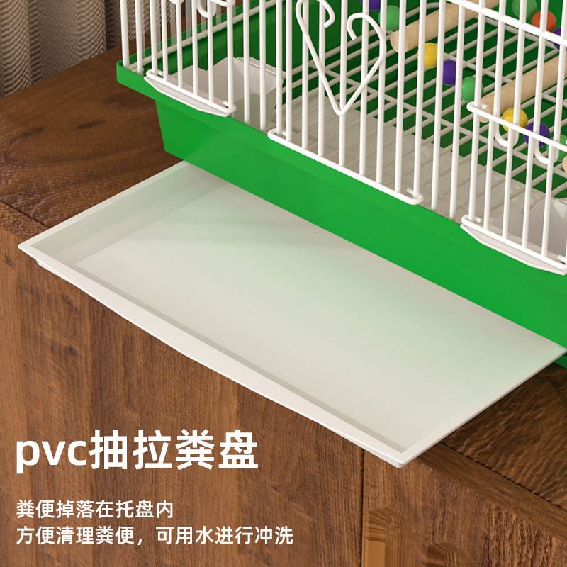 鸟笼鹦鹉笼子虎皮鹦鹉小鸟笼子专用家用大号牡丹八哥玄凤豪华别墅 - 图2