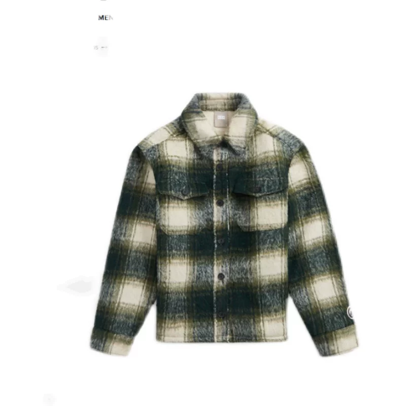 Spot KITH WOMEN FAWN II Shacket Female Frank Lamb Mask Jacket Jacket