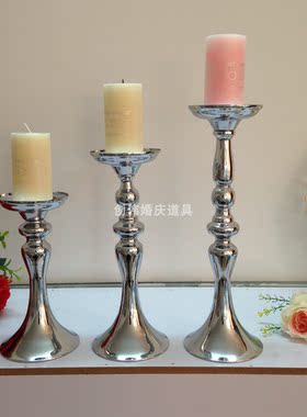 酒店用品婚庆道具烛台门店陈列餐厅KTV家居装饰布置摆件烛台8771