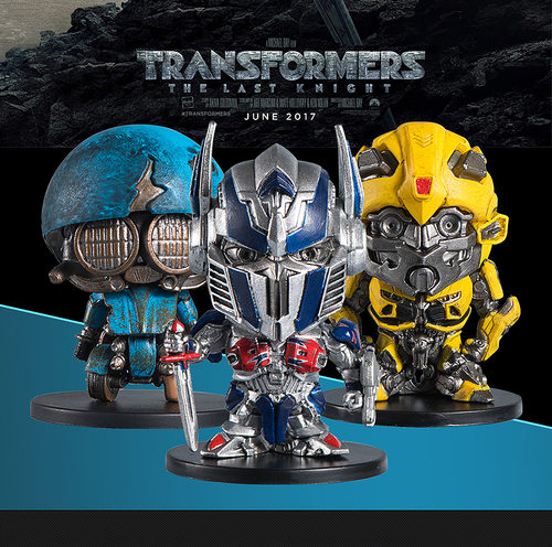 HEROCROSS变形金刚5 Q版2寸公仔擎天柱大黄蜂小摩托热破探长准星 - 图1