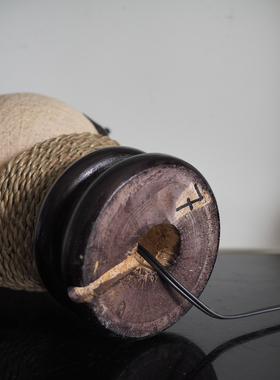 中古椰子台灯复古椰树装饰台灯