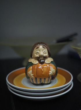 国王陶瓷摇铃摆件福铃装饰摆件