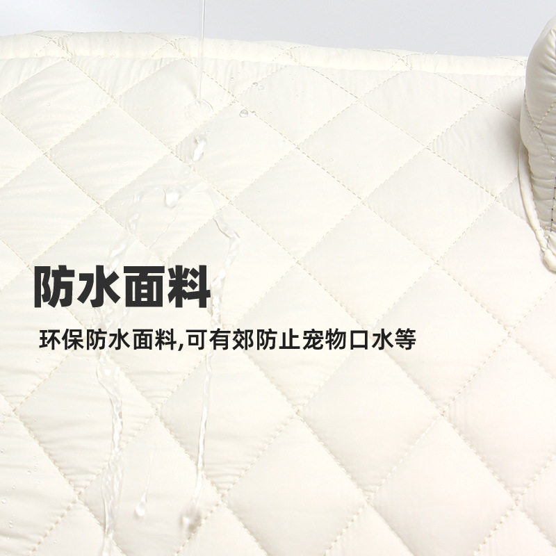 跨境新款小香风猫窝尼丝纺防泼水保暖猫屋猫狗四季通用安睡烟囱房,淘宝优惠券,粉丝福利购,淘宝优惠卷