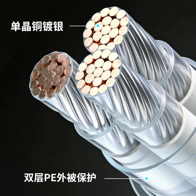 发烧级3.5mm延长线hifi单晶铜镀银公对母加长音频线aux无损加长线,淘宝优惠券,粉丝福利购,淘宝优惠卷