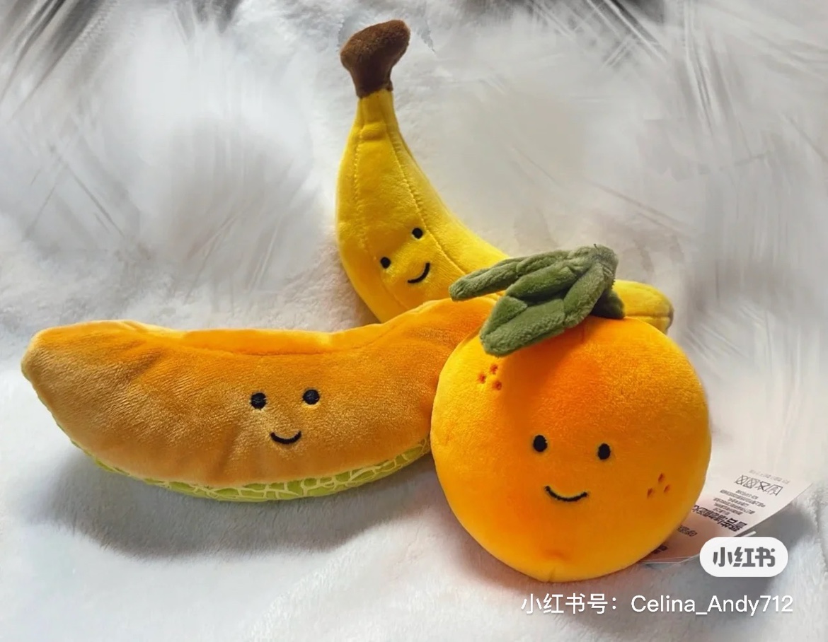 国内现货！05.02 Jellycat Fabulous Fruit Melon 哈密瓜蜜瓜玩偶 - 图2