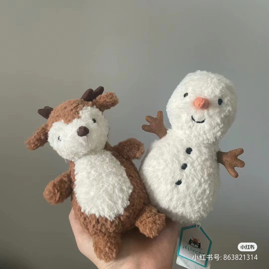 英国正品代购 05.22  jellycat Wee Reindeer wee 小巧麋鹿玩偶 - 图1